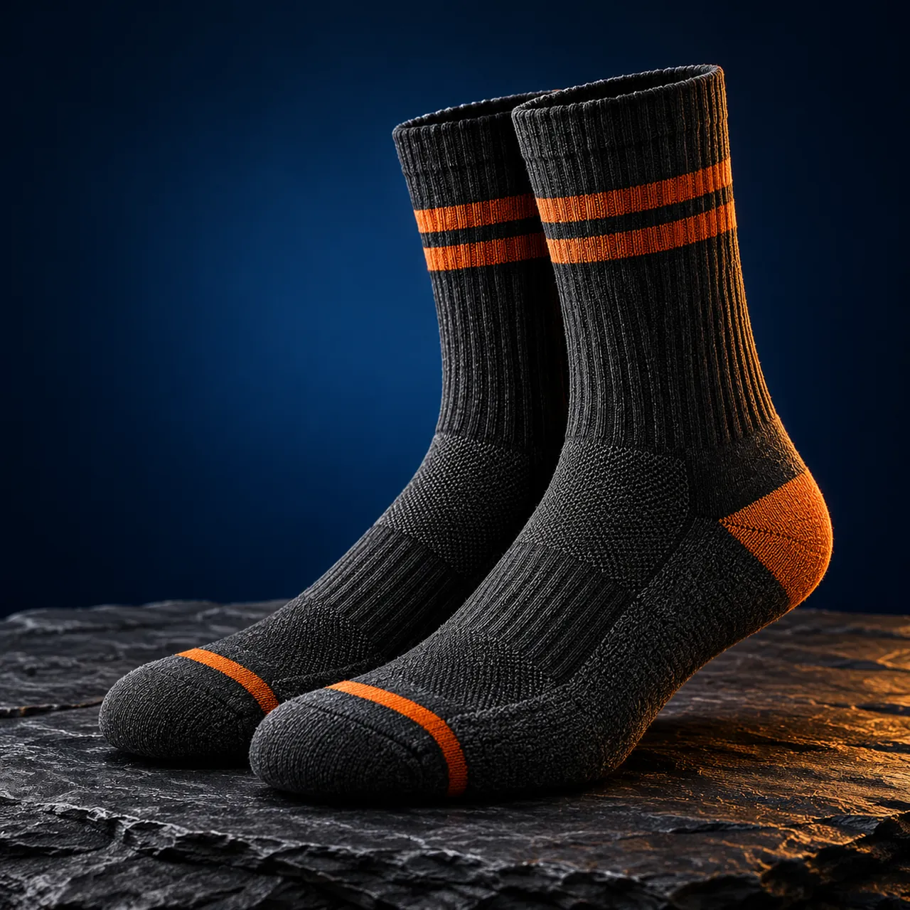 Custom Athletic Socks studio product photograph